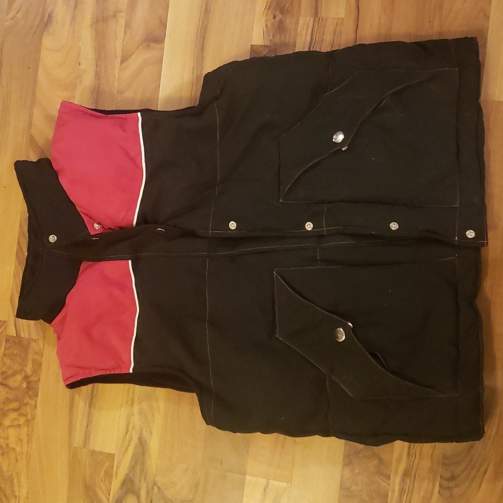Cowgirl Hardware fleece lined puffy vest